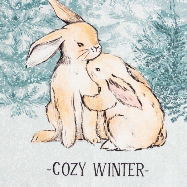 Полотенце "Этель" Cozy winter 40х73 см, 100% хл, саржа 190 гр/м2