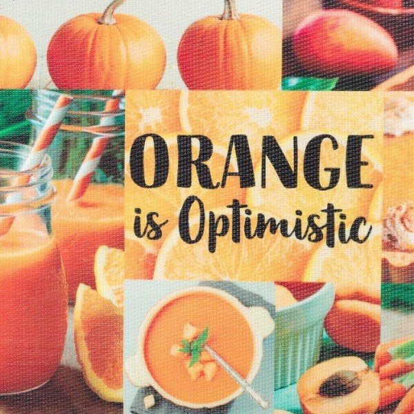 Салфетка на стол "ORANGE is Optimistic" 29*40 см